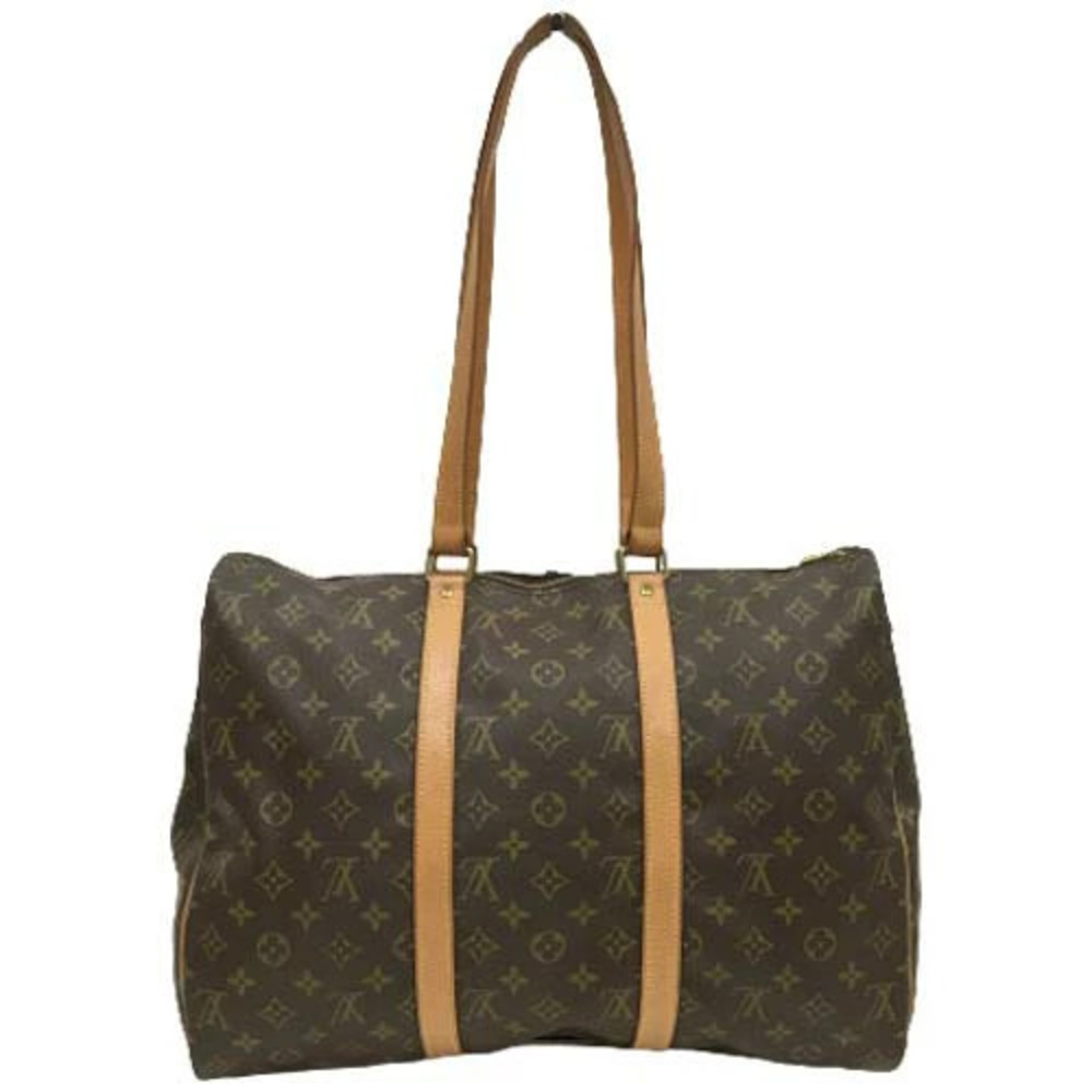 Louis Vuitton Flanerie Shoulder Bag Tote Handbag Leather Monogram Brown - Picture 4 of 10
